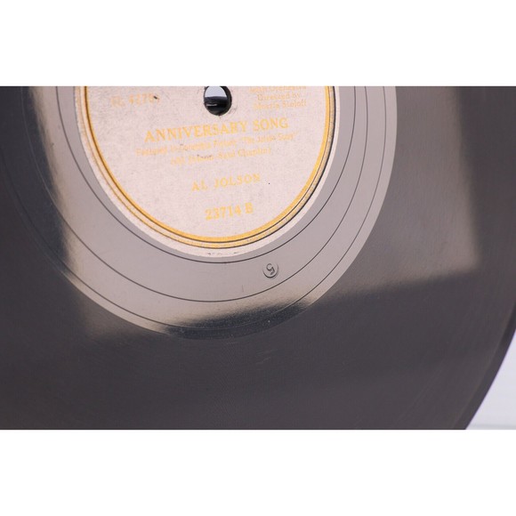 Al Jolson – Avalon / Anniversary Song - 1946 10" 78 rpm Shellac Record 23714 - Picture 14 of 16